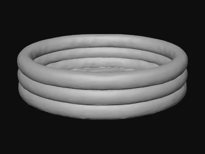3D model for Blue Inflatable Pool