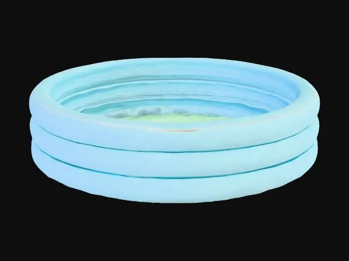 3D model for Blue Inflatable Pool