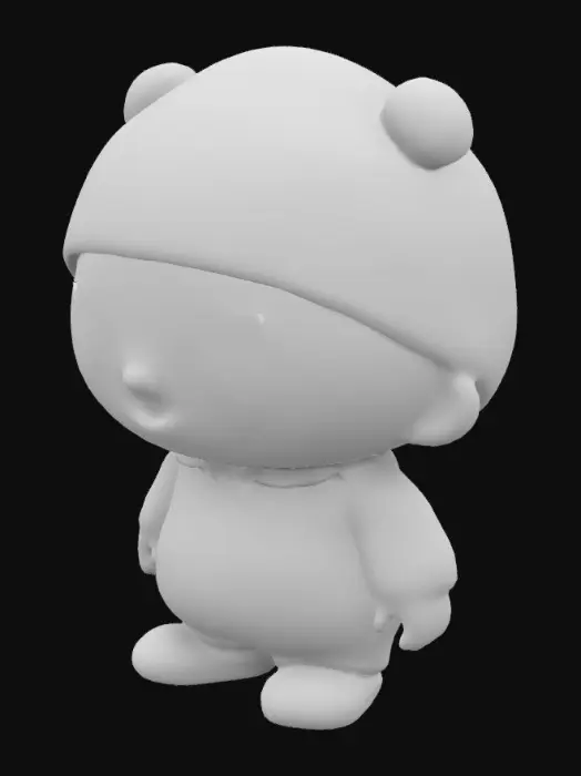 3D model for bambino personaggio cartone animato
