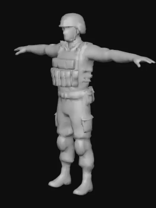 3D model for SWAT Pose