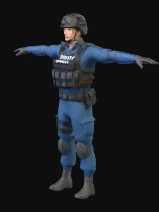 3D model for SWAT Pose