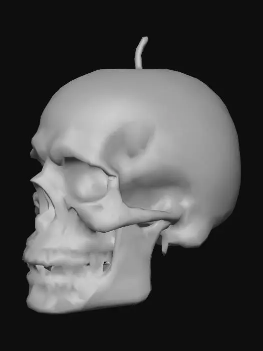 3D model for Generate skull candle