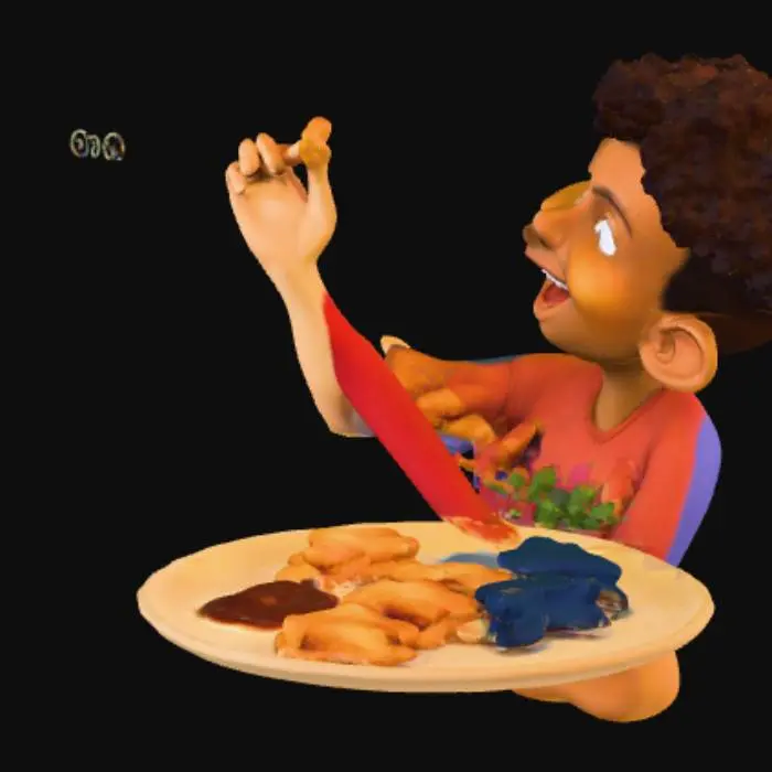 3D model for Chicken Stars boi ts tuff