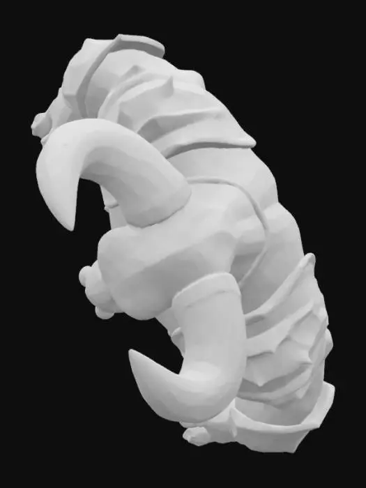 3D model for Futuristic battle armor inspired by the Indian Gaur (bison), in T-pose. Muscular humanoid form with bulky chest armor shaped like a Gaur's hump and neck. Curved horn-like shoulder plates, gauntlets with hoof-like detailing, and reinforced mechanical boots. Matte black and bronze plating with subtle tribal engravings. Glowing amber energy lines running along the spine, forearms, and calves. Full helmet shaped like a stylized Gaur head with narrow red visor eyes. Designed for a sci-fi warrior in a battle royale game. T-pose, arms straight out horizontally, feet shoulder-width apart, neutral expression."
