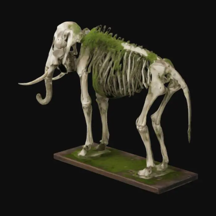 3D model for elephant skeleton 