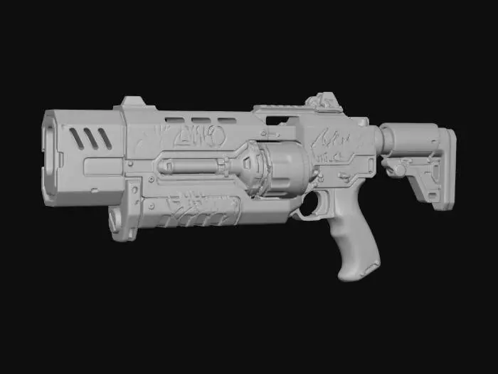 3D model for Neon Graffiti Blaster