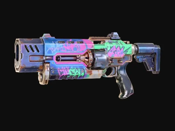 3D model for Neon Graffiti Blaster