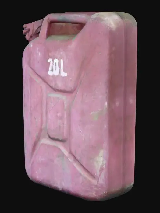 3D model for Red 20L Jerry Can