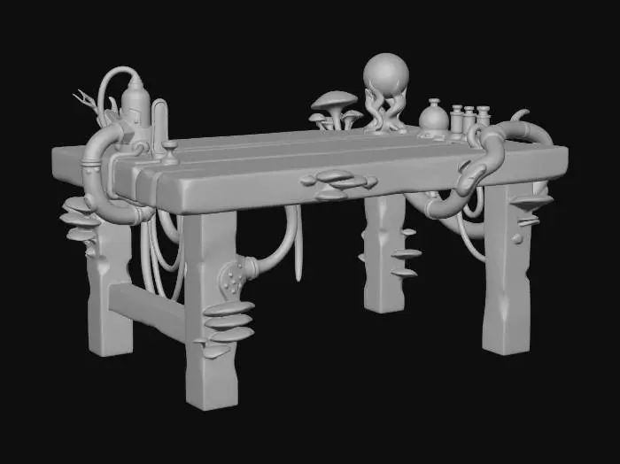 3D model for Alchemist's Workshop