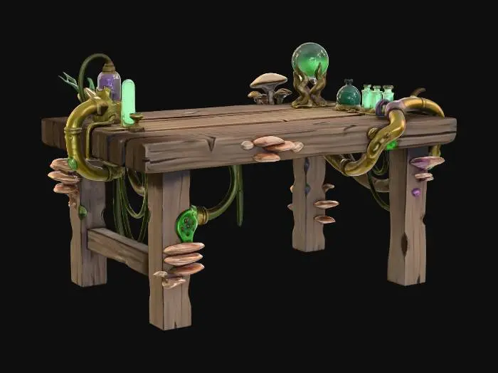 3D model for Alchemist's Workshop