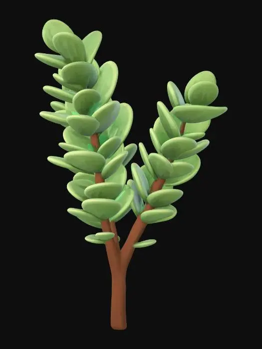 3D model for Salal stem