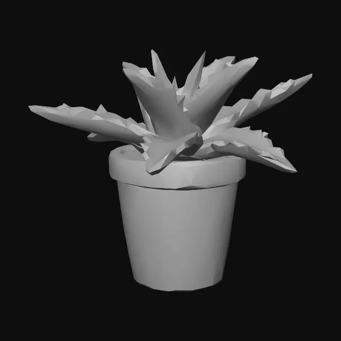 3D model for Aloe (compact aloe)