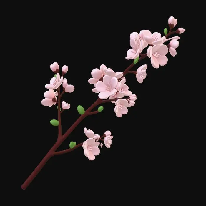 3D model for Cherry Blossom