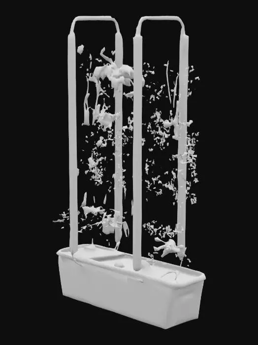 3D model for Vertical Garden Tower
