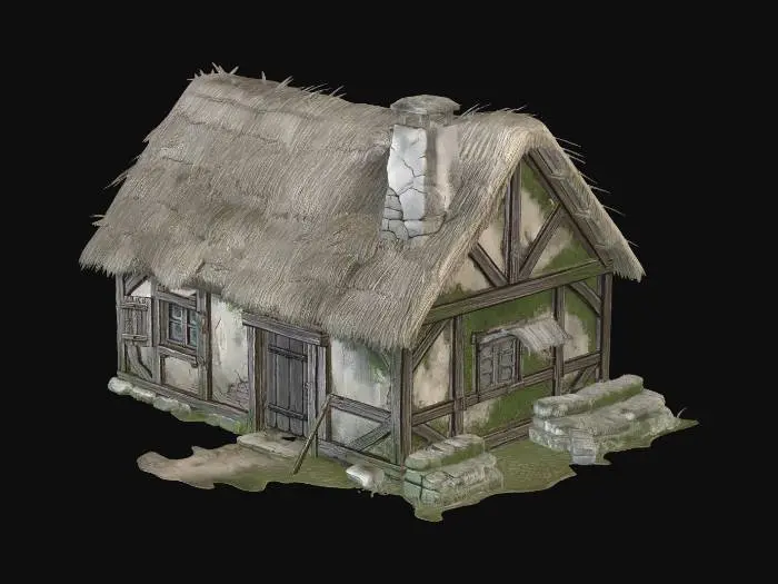 3D model for medieval farmer's house