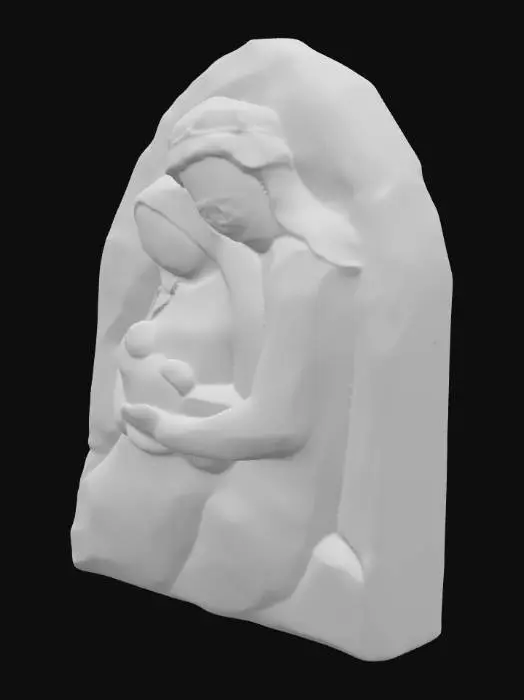 3D model for Holy Family Carving