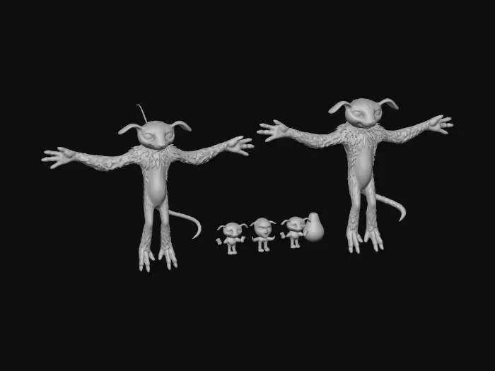 3D model for Fantastical Creature Lineup