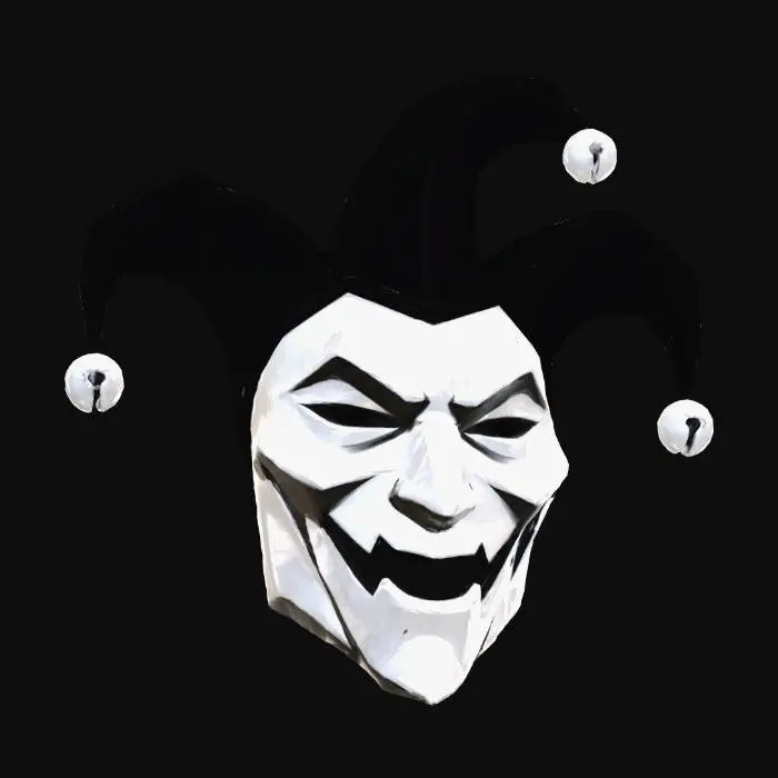 3D model for Low-Poly Jester