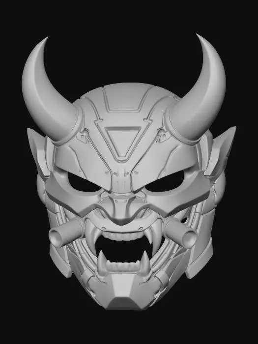 3D model for Crimson Oni Mask