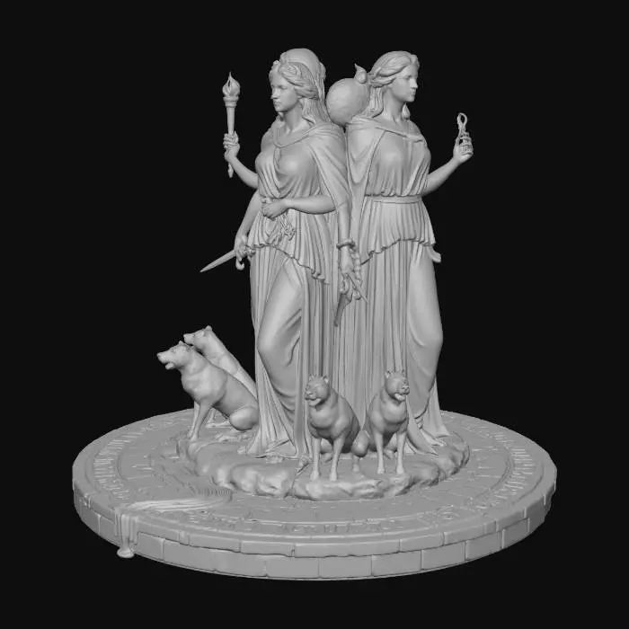 3D model for Circle of the Three Sisters