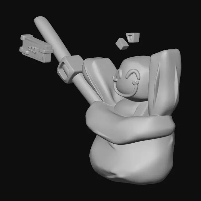3D model for Cool kid in a bag
