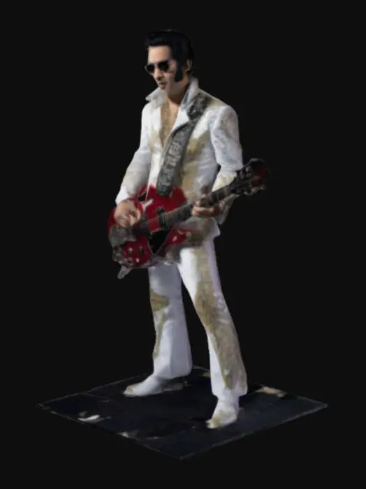 3D model for daron malakian dressed up as elvis
