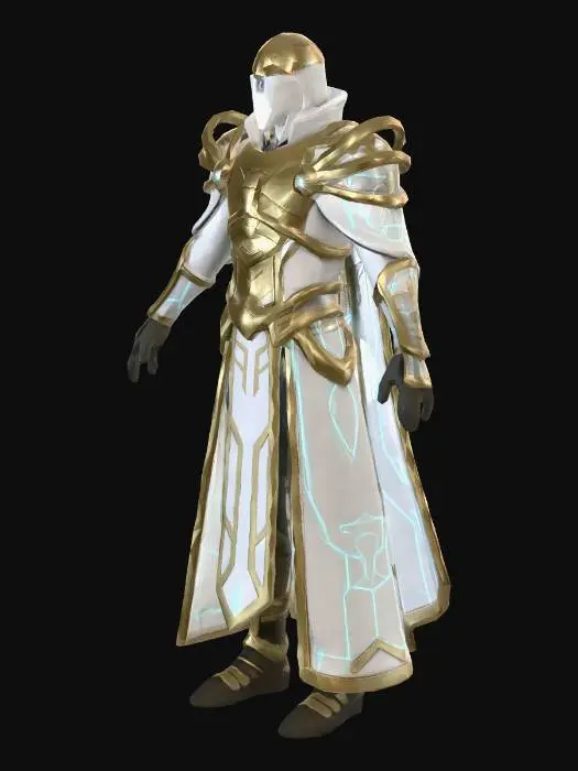 3D model for Radiant Paladin