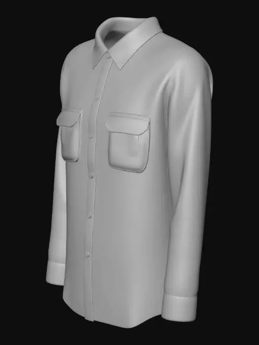 3D model for Starlit Night Shirt