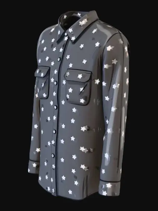 3D model for Starlit Night Shirt