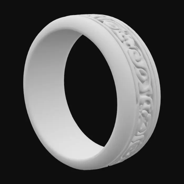 3D model for Pierścień z filmu "Władca pierścieni", widok bardzo szczegółowy, 8k, high resolution