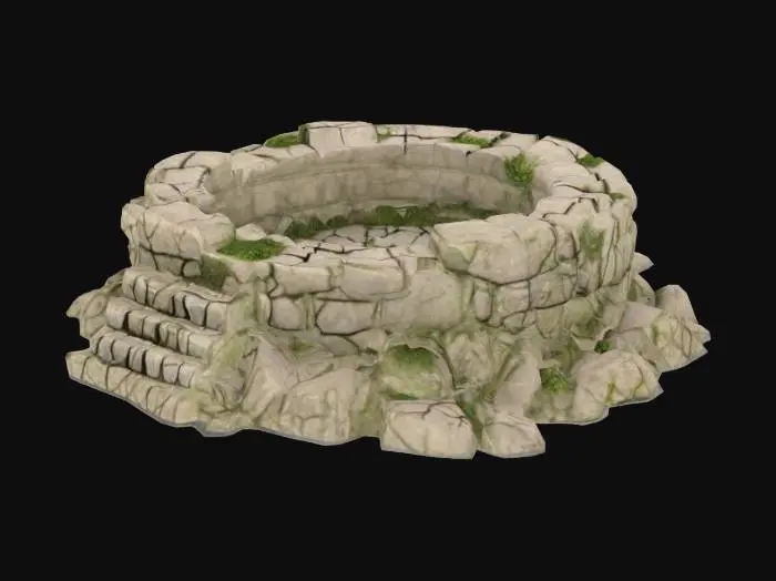 3D model for Ancient Stone Well