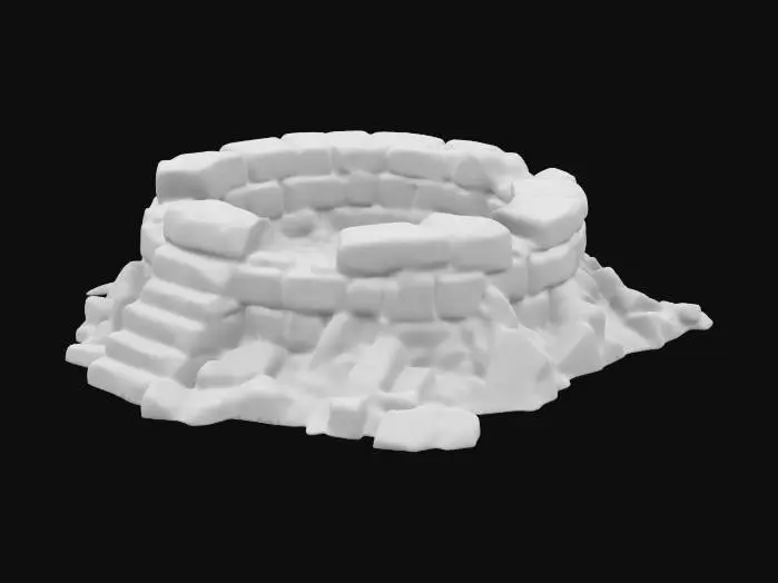 3D model for Ancient Stone Well