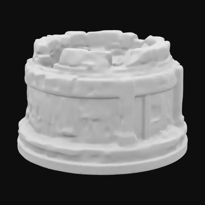 3D model for Ancient Ruins Firepit