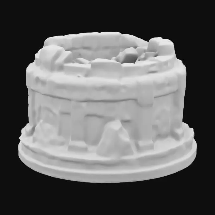 3D model for Ancient Ruins Firepit