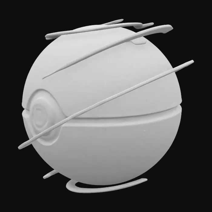 3D model for Mystic pokeball