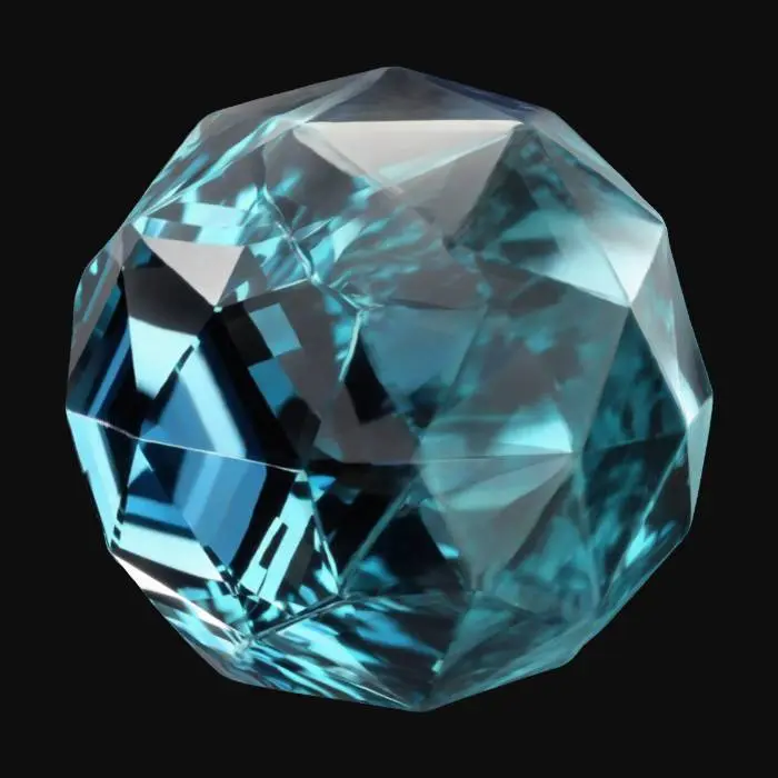 3D model for A Perfectly Symmetrical Gemstone. Custom cut, Highly Detailed, Ultra Realistic, Polished
