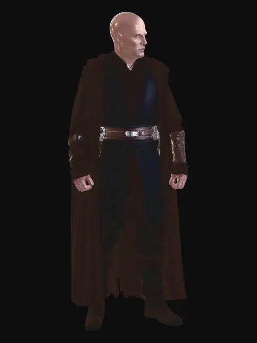 3D model for Jedi Knight in Brown Robes