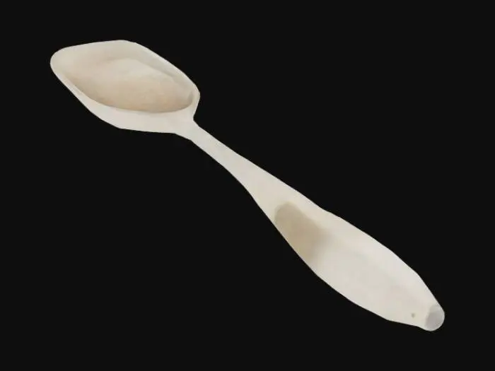 3D model for plstic spoon
