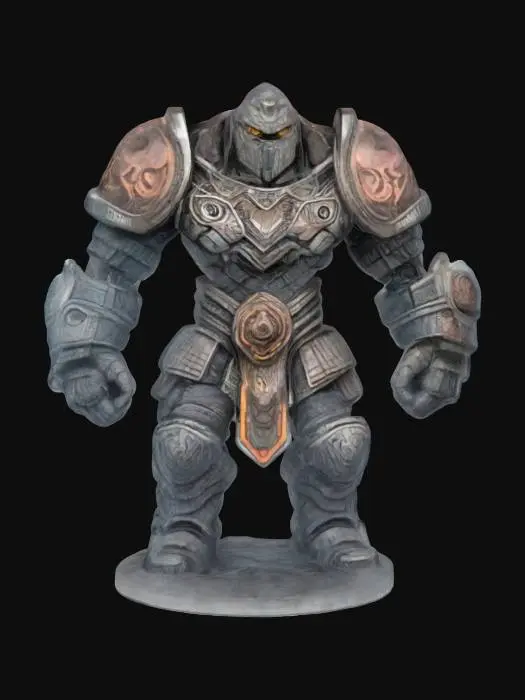 3D model for Golem Guardian