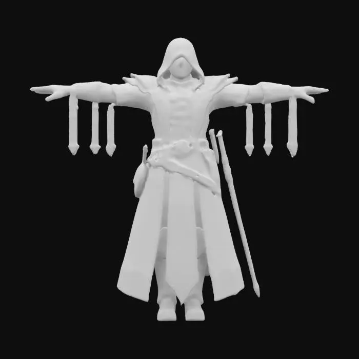 3D model for Enchanted Warrior