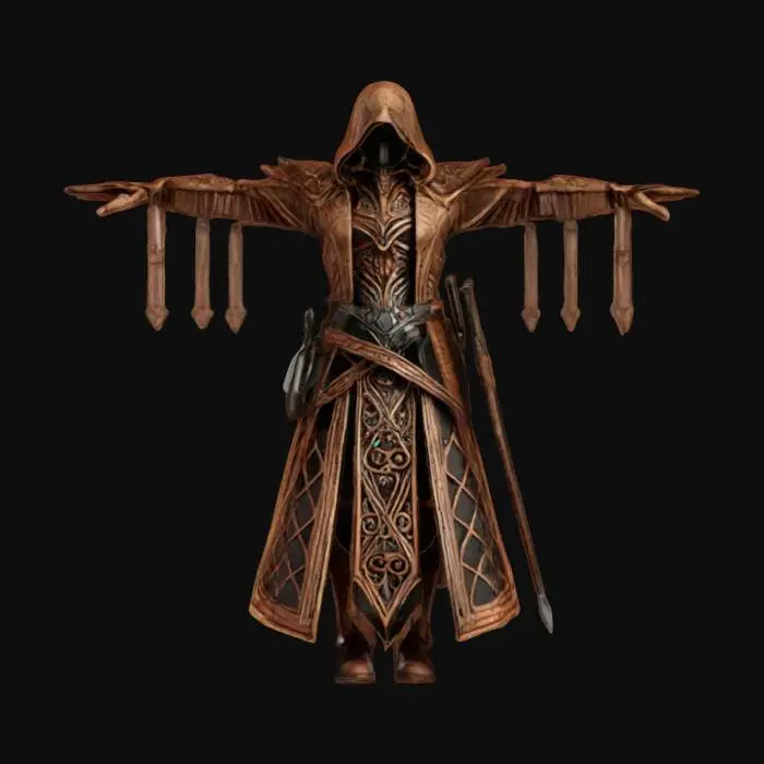 3D model for Enchanted Warrior
