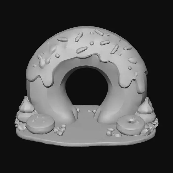 3D model for Pink Frosted Donut Arch