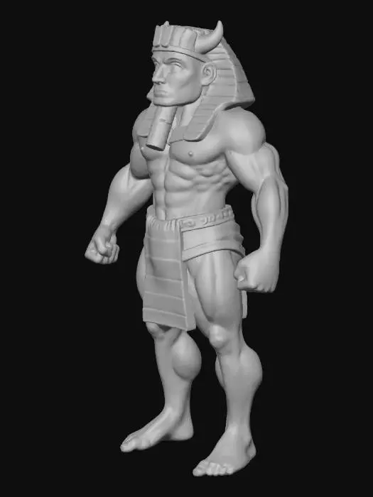 3D model for Golden Pharaoh Warrior