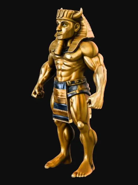 3D model for Golden Pharaoh Warrior