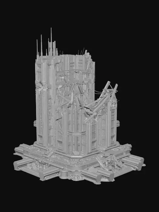 3D model for Desolate Ruins