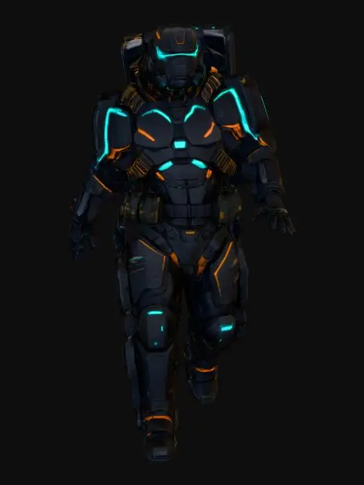 3D model for Futuristic Armor Suit