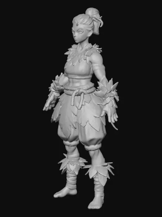 3D model for Leaf Warrior