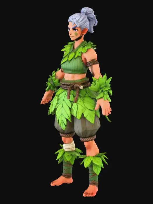 3D model for Leaf Warrior