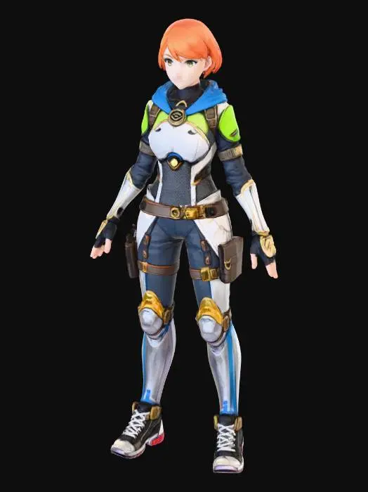 3D model for Explorer Heroine