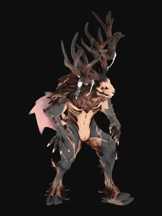 3D model for Crimson Stag of the Veil